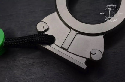 Urban EDC EMP x Griff “Kenny” Custom Ti Keychain/ Bottle Opener w/ Alien Bead