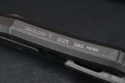 NEW G&G Hawk Deadlock Model C - Ti/ Marble Carbon Auto