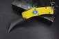Heretic Knives ROC D/A OTF Automatic Knife Stabnana Yellow (3" DLC)