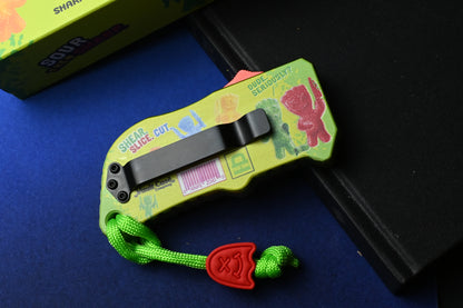 RARE Vault EDC Custom Utility Knife - Sour Patch Ltd Ed Random SN# w/ Wkrmn Bead