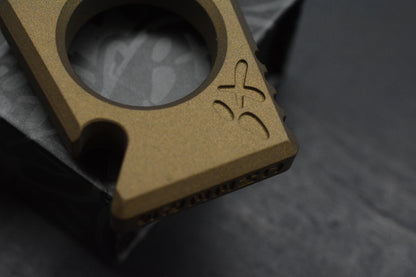 NEW OEGEDC Keystone Tan Cerakote SFK w/ Poison Bead