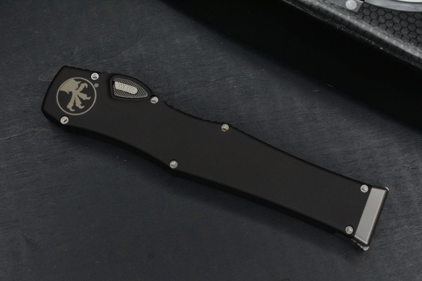 RARE Microtech HALO VI Black/ Black S/E 03/2018 SN 453