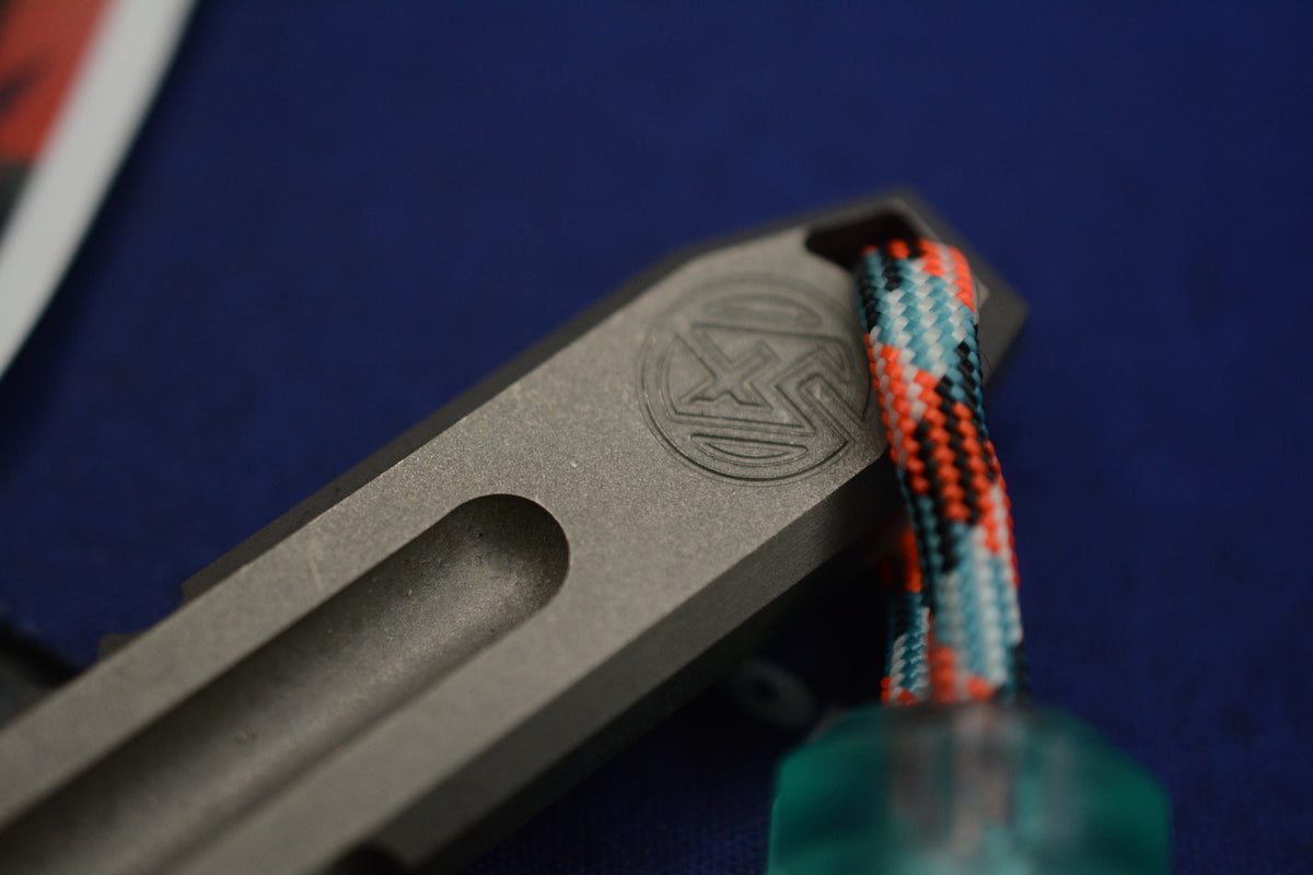 RARE++ 4t5 Design Ares Pry Bar Textured Titanium w/ 4t5 Bead