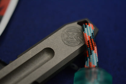 RARE++ 4t5 Design Ares Pry Bar Textured Titanium w/ 4t5 Bead