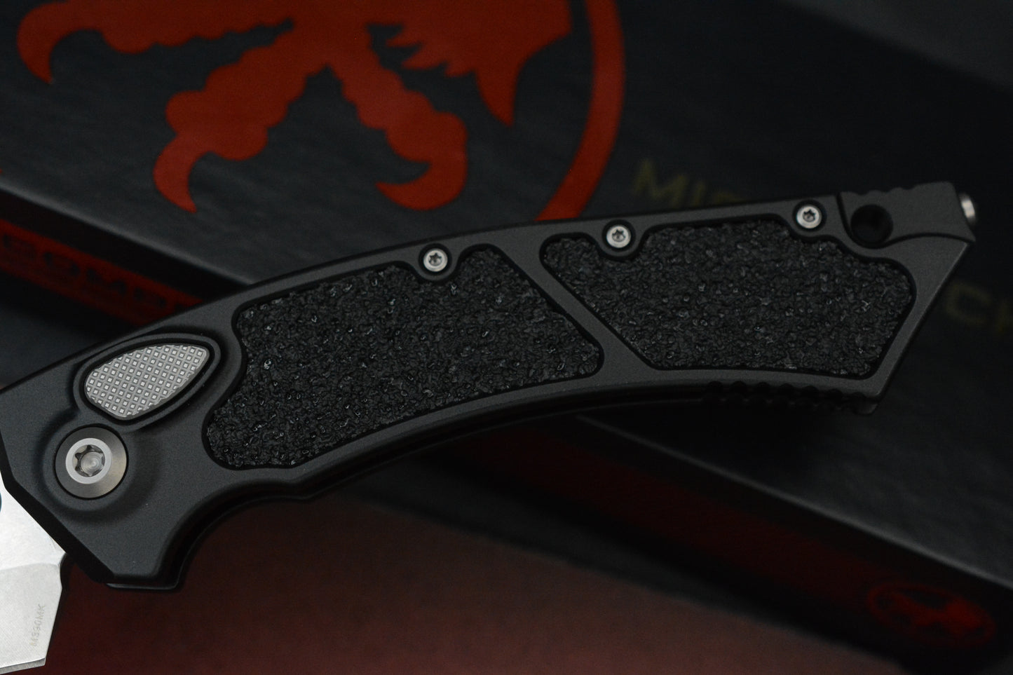 NEW Microtech Hawk Auto 4” Apocalyptic / Black Aluminum