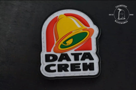 NEW Data Crew Taco Bell Homage 1.5” RE Patch Red/ Yellow Full Color
