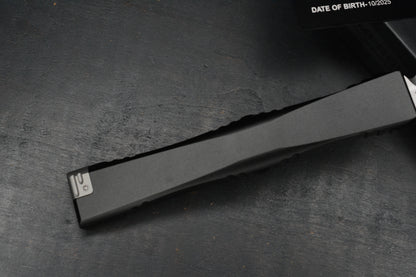 NEW Microtech Nemesis IV OTF - Stonewash D/E Black Aluminum Handle