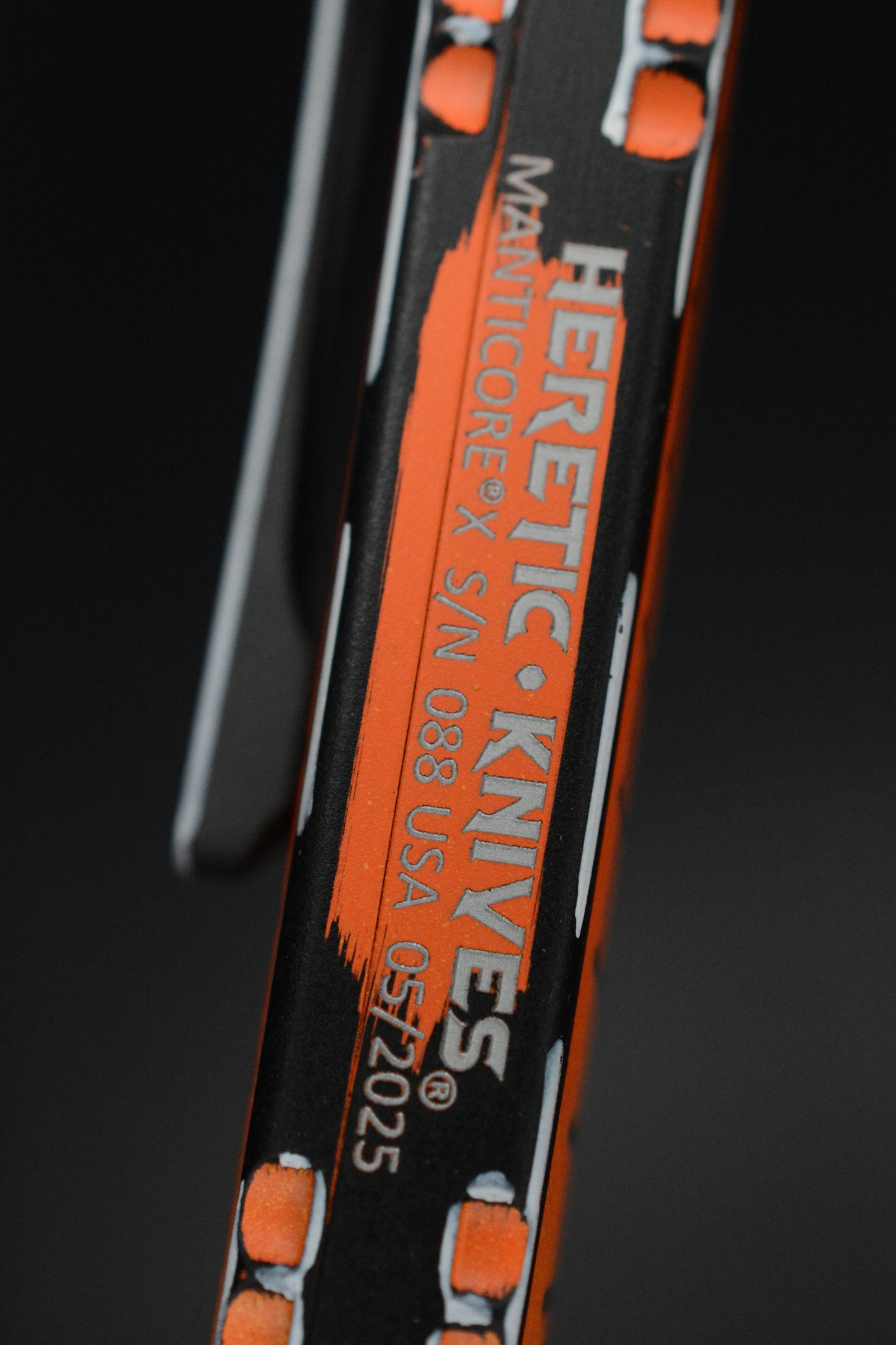 NEW Heretic Manticore E Cell Shaded Orange D/E Recurve - OTF SN 002