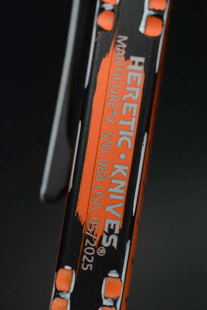 NEW Heretic Manticore E Cell Shaded Orange D/E Recurve - OTF SN 002