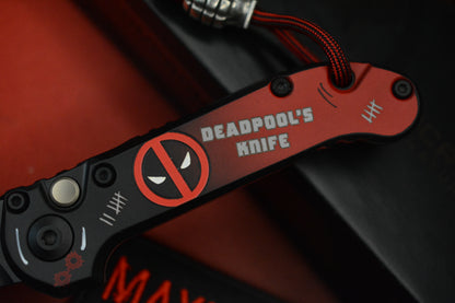 NEW Microtech LUDT 3.5" T/E Gen III Deadpool Edition