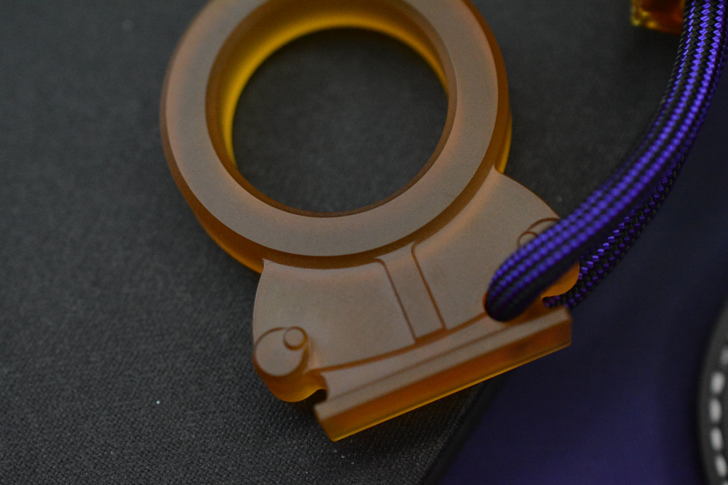 Urban EDC EMP x Griff “Kenny” Custom Ultem Keychain/ Bottle Opener w/ Ultem Bead