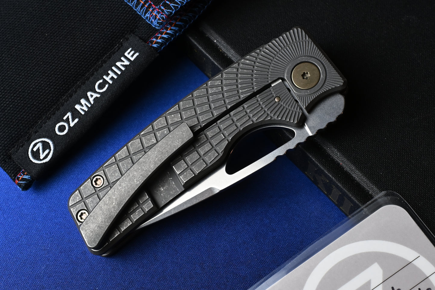 NEW Oz MachineCo Roosevelt - Radial Frag Scales MagnaCut / Bronze Ano Accents