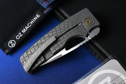 NEW Oz MachineCo Roosevelt - Radial Frag Scales MagnaCut / Bronze Ano Accents