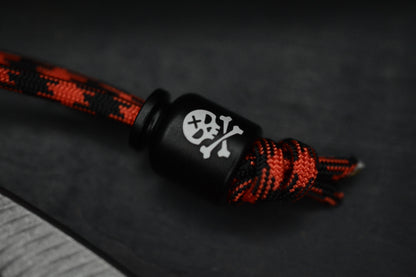 RARE++ Demko AD20 XXX Textured Ti / Clip Point 3V w/ Poison Bead & Patch