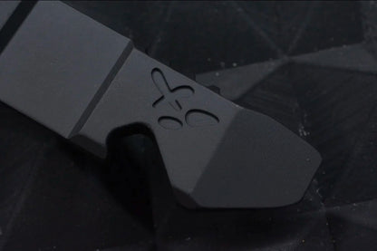 NEW OEGEDC Good Luck Pry Bar Black Cerakote 6AL4V Ti w/ Rare Poison Bead