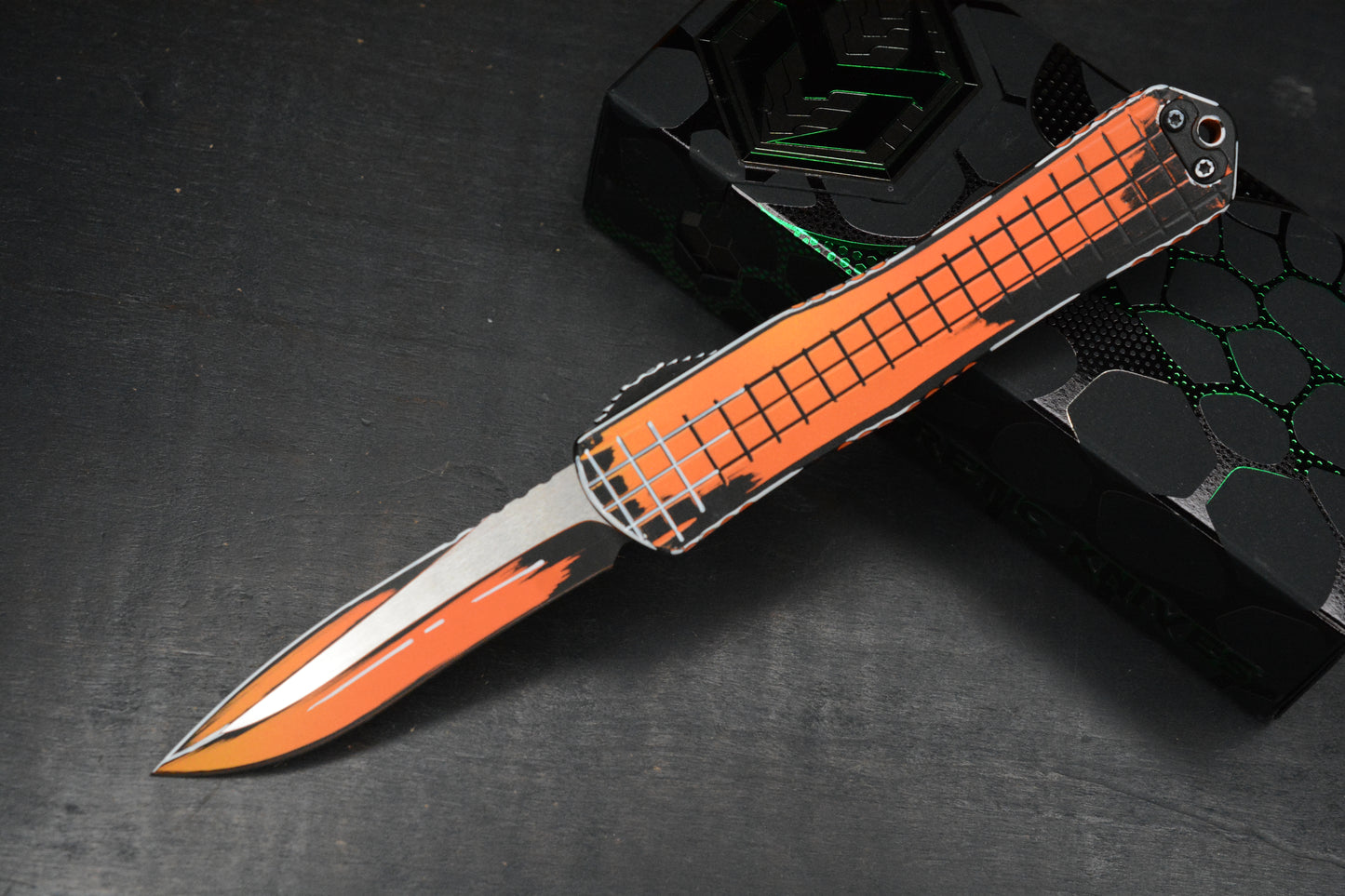 NEW Heretic Manticore E Cell Shaded Orange D/E Recurve - OTF SN 002