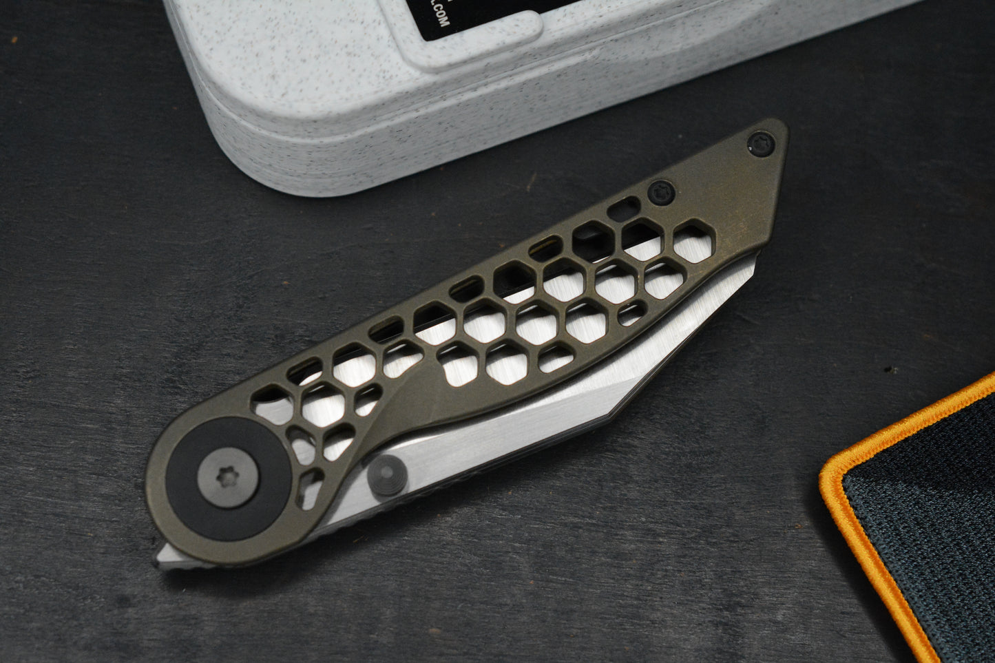 RARE Hypercut Cretin Skeletonized Ti Zirconium Accents Nitro-V Blade SN 080