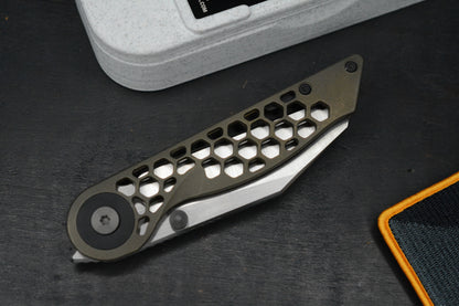 RARE Hypercut Cretin Skeletonized Ti Zirconium Accents Nitro-V Blade SN 080