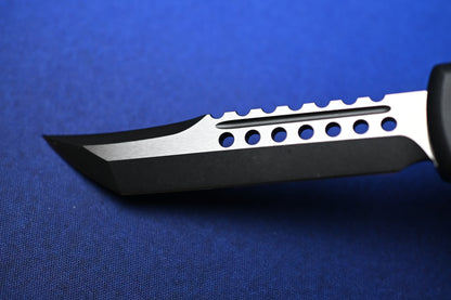 RARE Microtech Ultratech Hellhound Black G10 Composite Top / Blue Hardware 08/2018