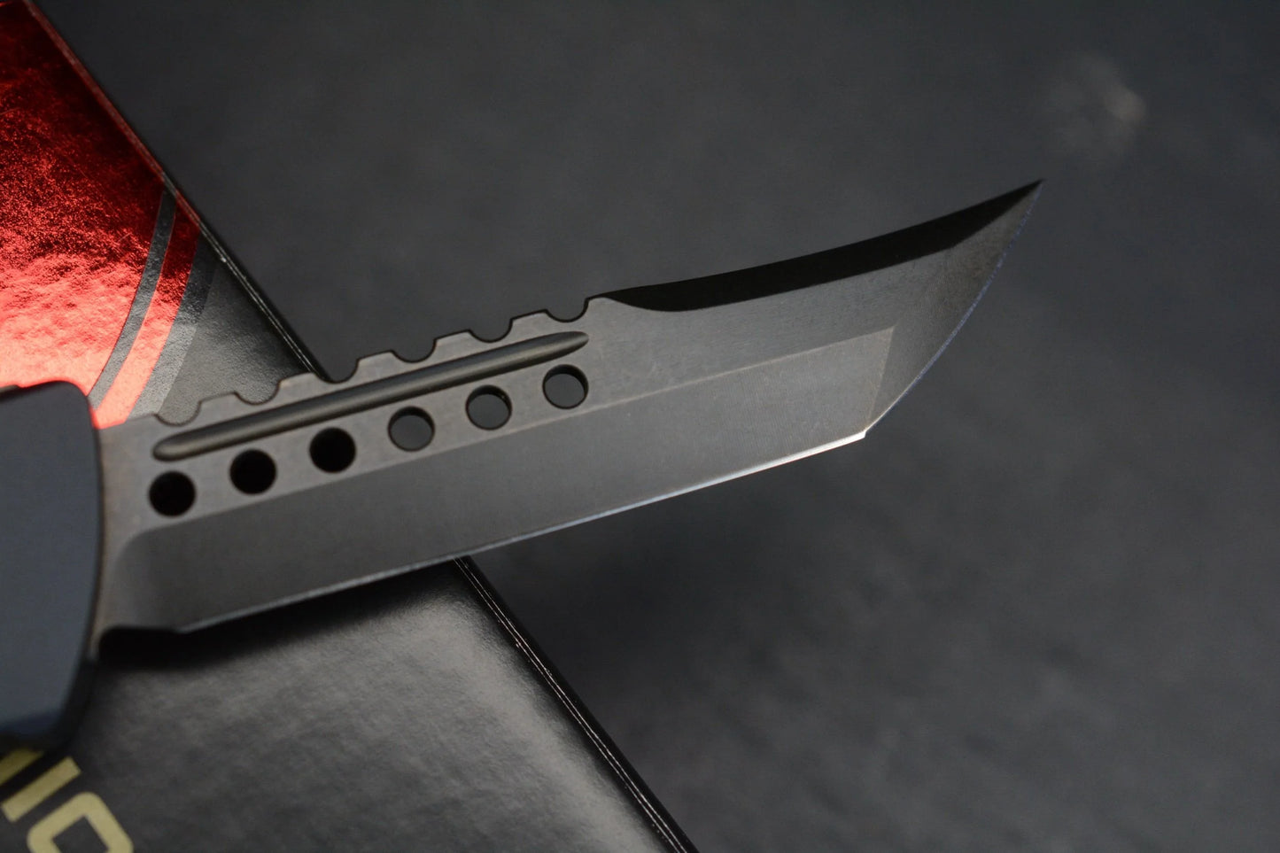 Microtech Troodon Hellhound Blade Blacked Out 01/2020