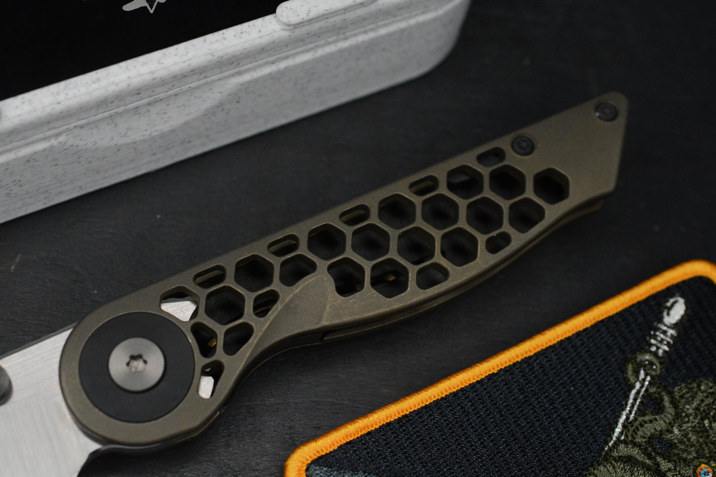 RARE Hypercut Cretin Skeletonized Ti Zirconium Accents Nitro-V Blade SN 080