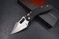Microtech Stitch Auto - Stonewash Partial Serrated S/E 02/2022