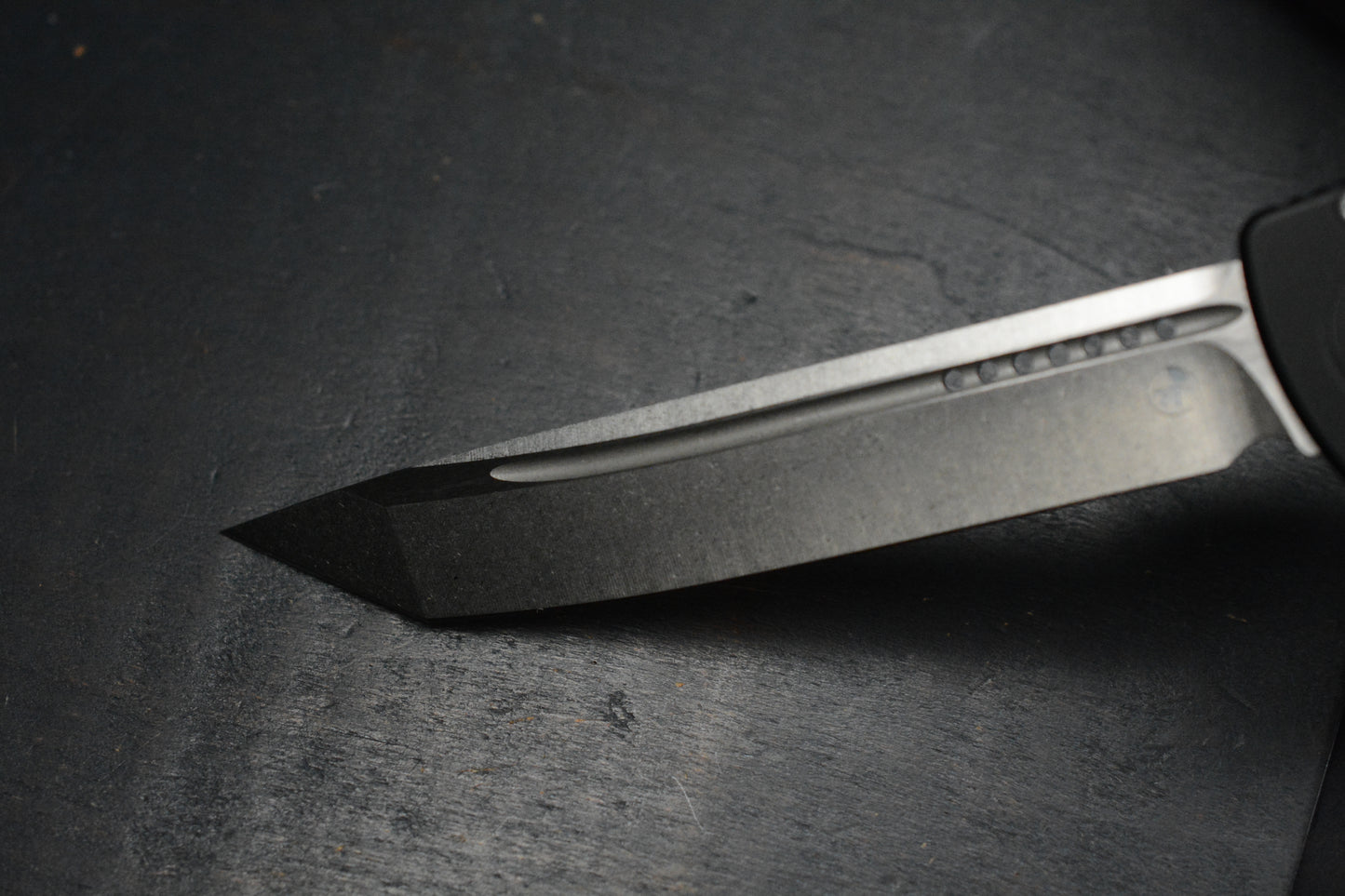 NEW Microtech Halo IV Tanto Edge - Hardcoat Ano Aircraft Alloy w/ DOA 01/2026