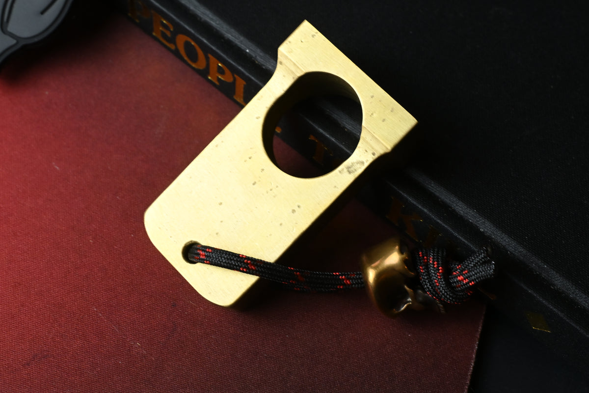 RARE Hooligan Custom 1 of 1 MADE SNEAKREAPER Handmade Brass Head Stamper w/ Brass Bead