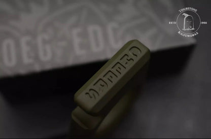 NEW OEGEDC Keystone Bottle Opener V2 OD Green w/Matching Bead