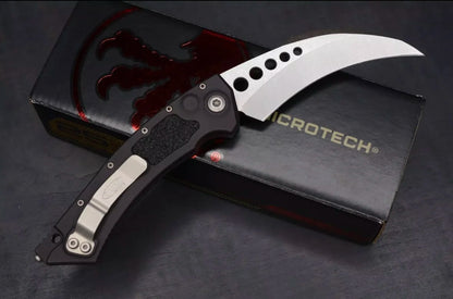 Microtech Hawk Auto Stonewashed Proof Run S/N 283