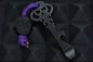 NEW Urban EDC Chaves Knives “Black Sabbath” Ti Pry Bar Anodized w/Skull Bead