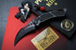 NEW Microtech Hawk Auto SHADOW Black w/ Playge Bead & Wick Pack