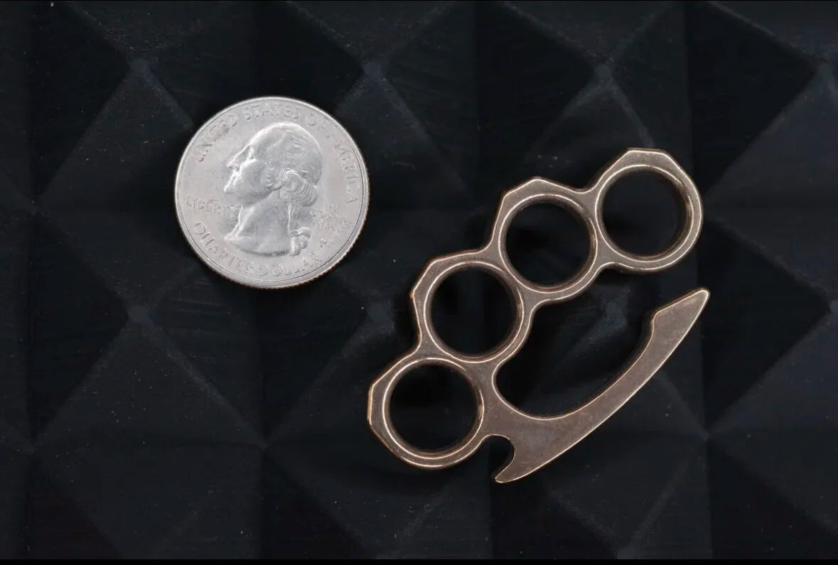 New Urban EDC Supply x Audacious Concepts Solid Brass Mini Knuck Clip