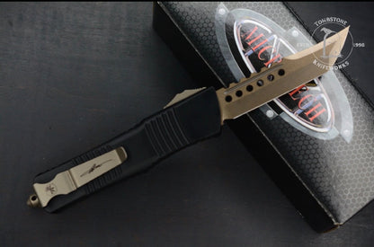 VINTAGE Microtech Combat Troodon Hellhound Bronze Standard Black/ Bronze 2018