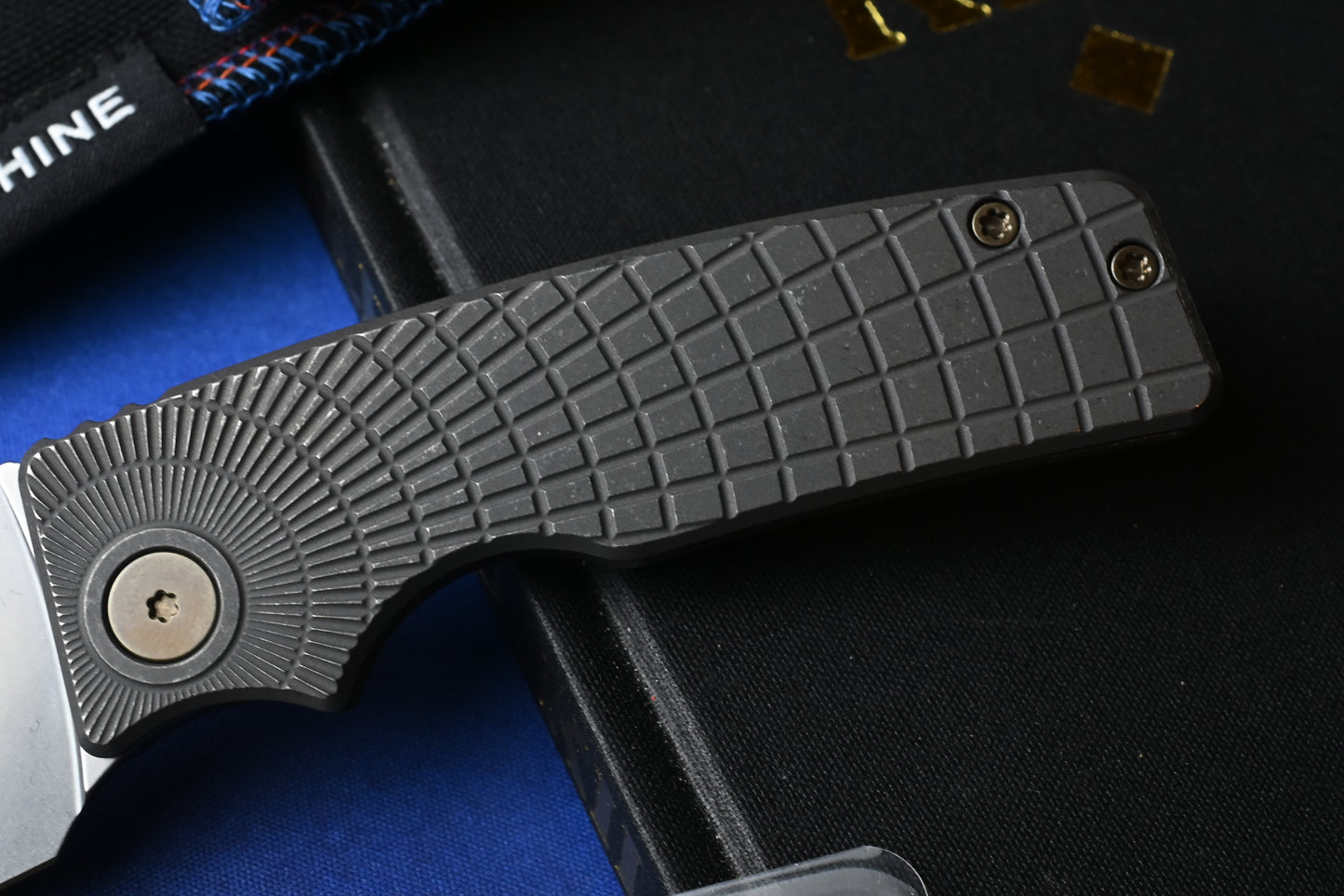 NEW Oz MachineCo Roosevelt - Radial Frag Scales MagnaCut / Bronze Ano Accents