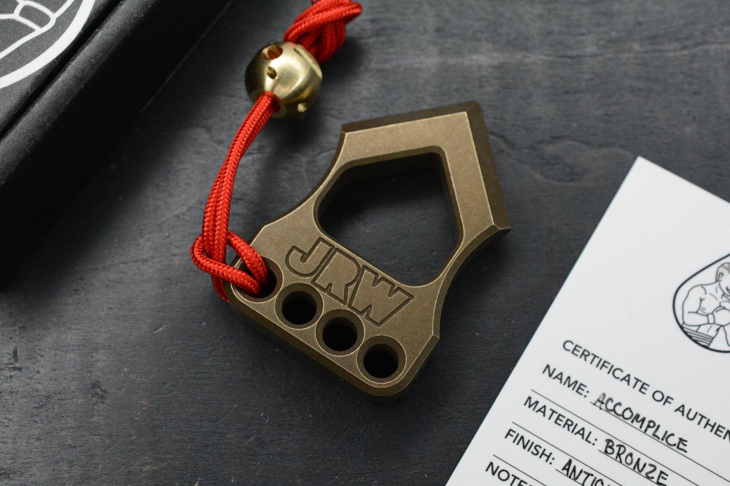 NEW JRW Accomplice - Antiqued Bronze - Belmont Special Edition w/ Brass Bead