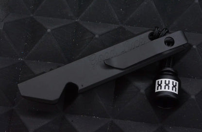 NEW OEGEDC Good Luck Pry Bar Black Cerakote 6AL4V Ti w/ Rare Poison Bead