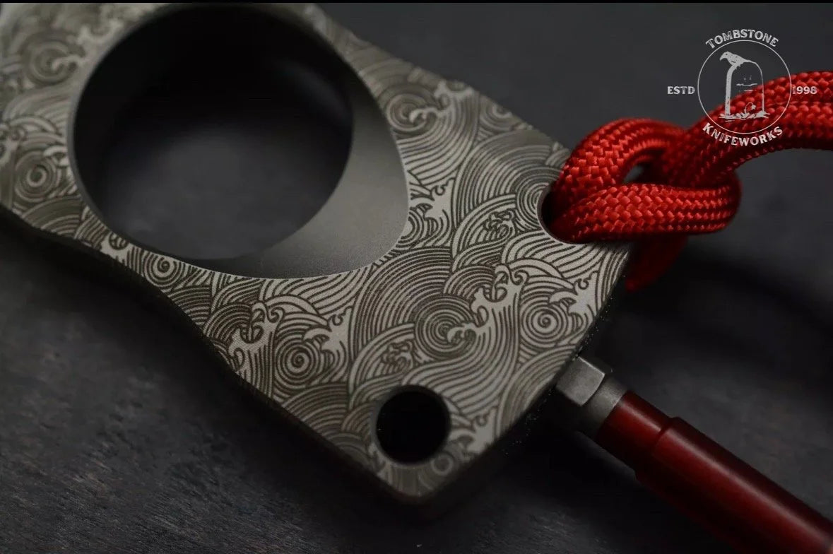 Prometheus Design Werx SPD Ti Knuck Driver w/F**k Face Homage Bead
