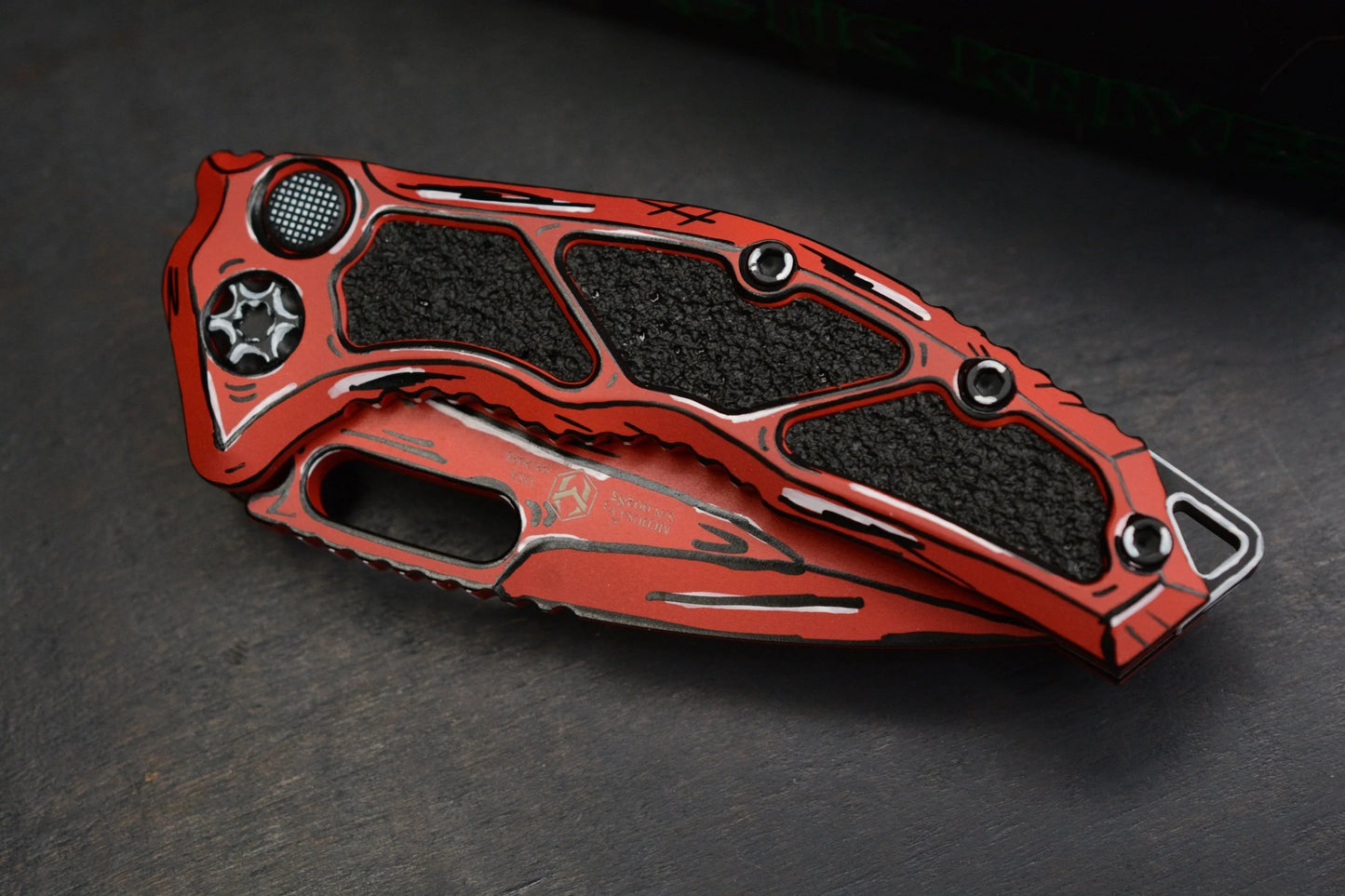 RARE Heretic Medusa Red Cell Shaded Magnacut - Auto