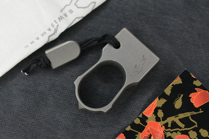 RARE Bawidamann Grey Cerakote
Brass SFK w / Ti Tombstone Bead