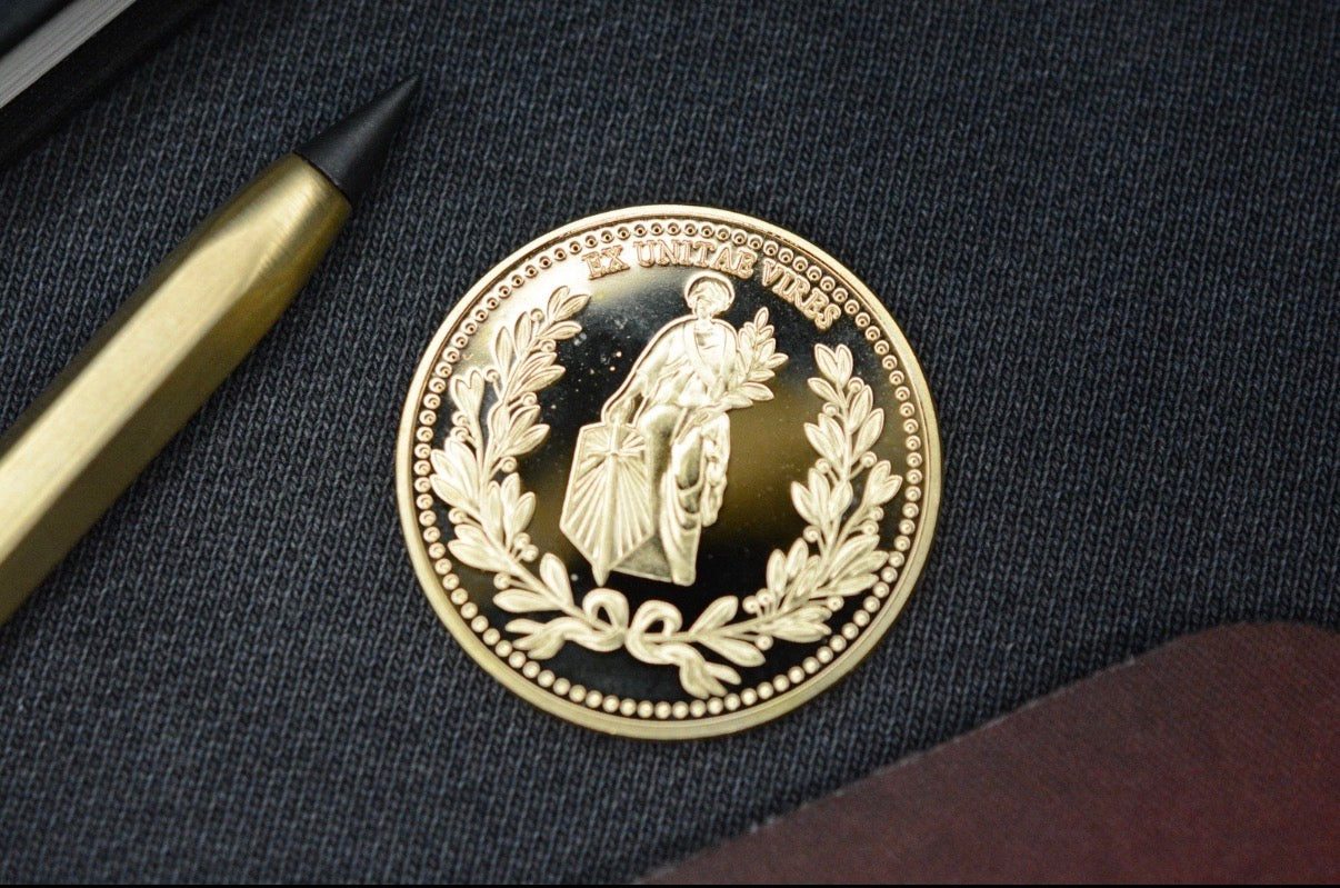 NEW TKW “Baba Yaga” John Wick Brass Pencil Spike w/ Patch