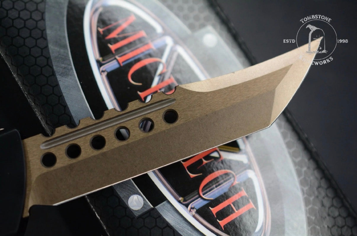 VINTAGE Microtech Combat Troodon Hellhound Bronze Standard Black/ Bronze 2018