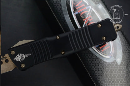VINTAGE Microtech Combat Troodon Hellhound Bronze Standard Black/ Bronze 2018