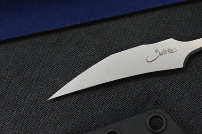 NEW Microtech x Bastinelli Bee SW Non Serr / Carbon Fiber / Blue Ti HDW Marfione Selects w/COA