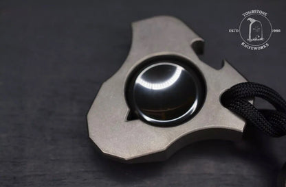 Viking EDC x Urban EDC Supply Magaladon Aged Ti w/ Zirc Button & JRW Style Bead