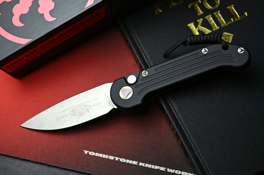 RARE Microtech LUDT 04/2021 - Satin Blade / Black Milled Aluminum