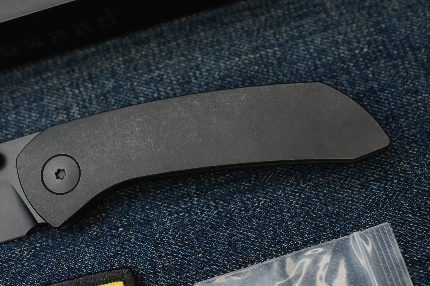 NEW Dalibor Bergam Asgard - DLC Ti Integral Handle / DLC M390 w/ FTE Patch - SN 001