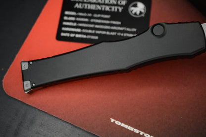 NEW Microtech HALO VII - Hardcoat Ano Black / Clip Point M390K Blade / 07/2026