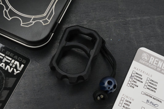 NEW Griffin Combat Renegade SFK - Blackened Titanium w/ Bead