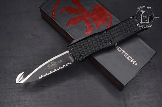 Microtech Combat Troodon - Frag HS Rescue Tactical Full Serrated